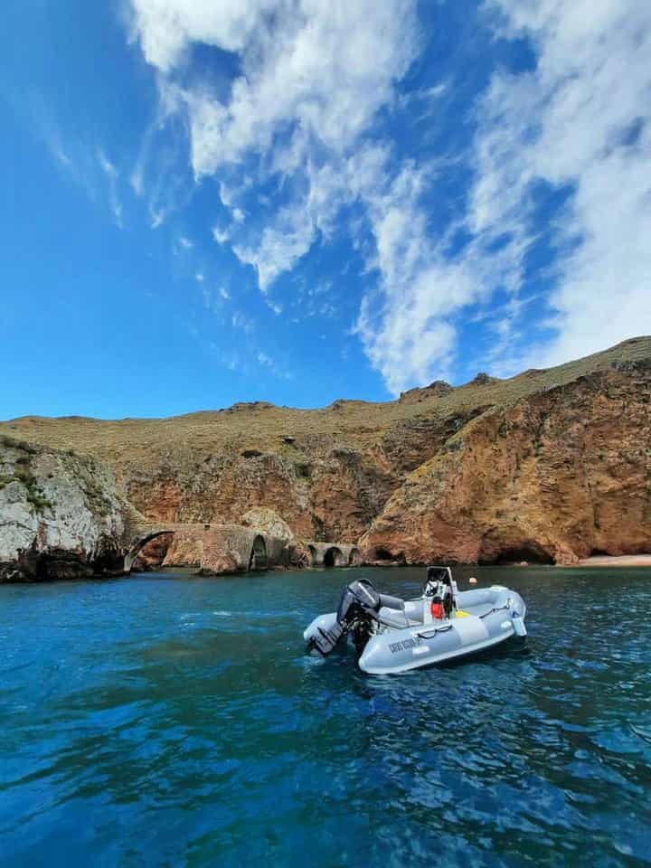 Barquinho na Berlenga