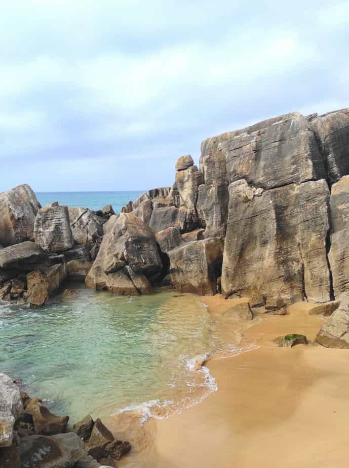 Praia da Camarôa em Peniche