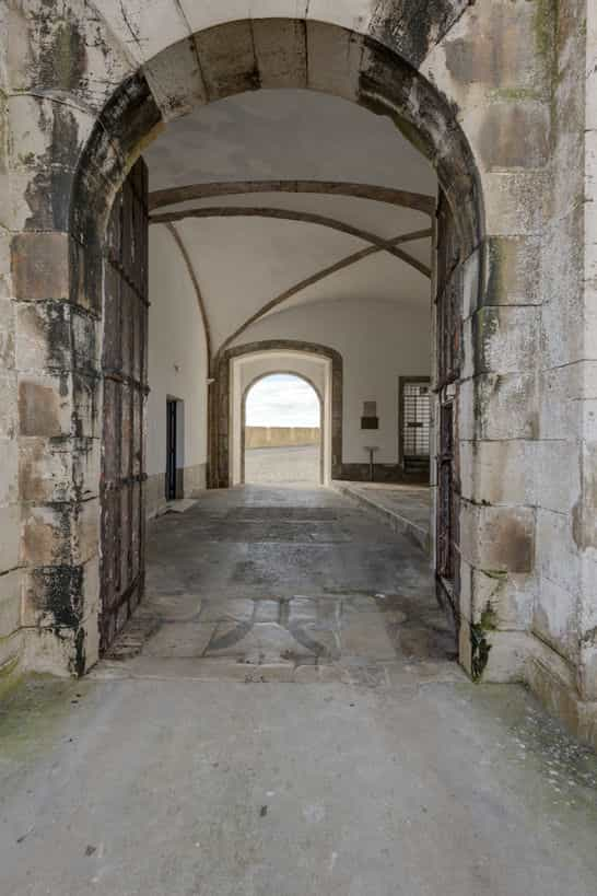 Foto do Salão Nobre da Fortaleza de Peniche