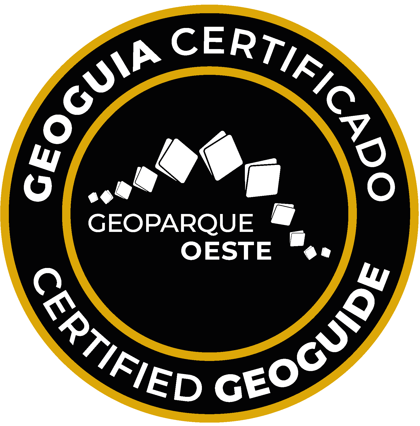 Logo Certificado de Geoguias | Geoparque Oeste